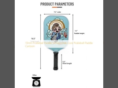 13mm Pickleball Paddle Honeycomb Kern Pickleball Paddle Zeichentrickfilm