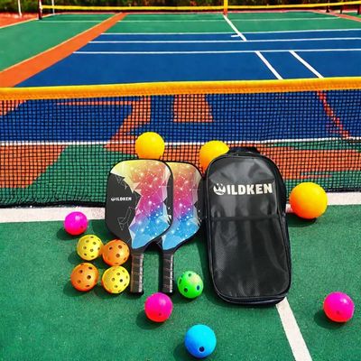quality 220g Glasfaser Pickleball Paddelsets mit 2 Paddeln 4 Kugeln / 1 Tasche USAPA zugelassen factory